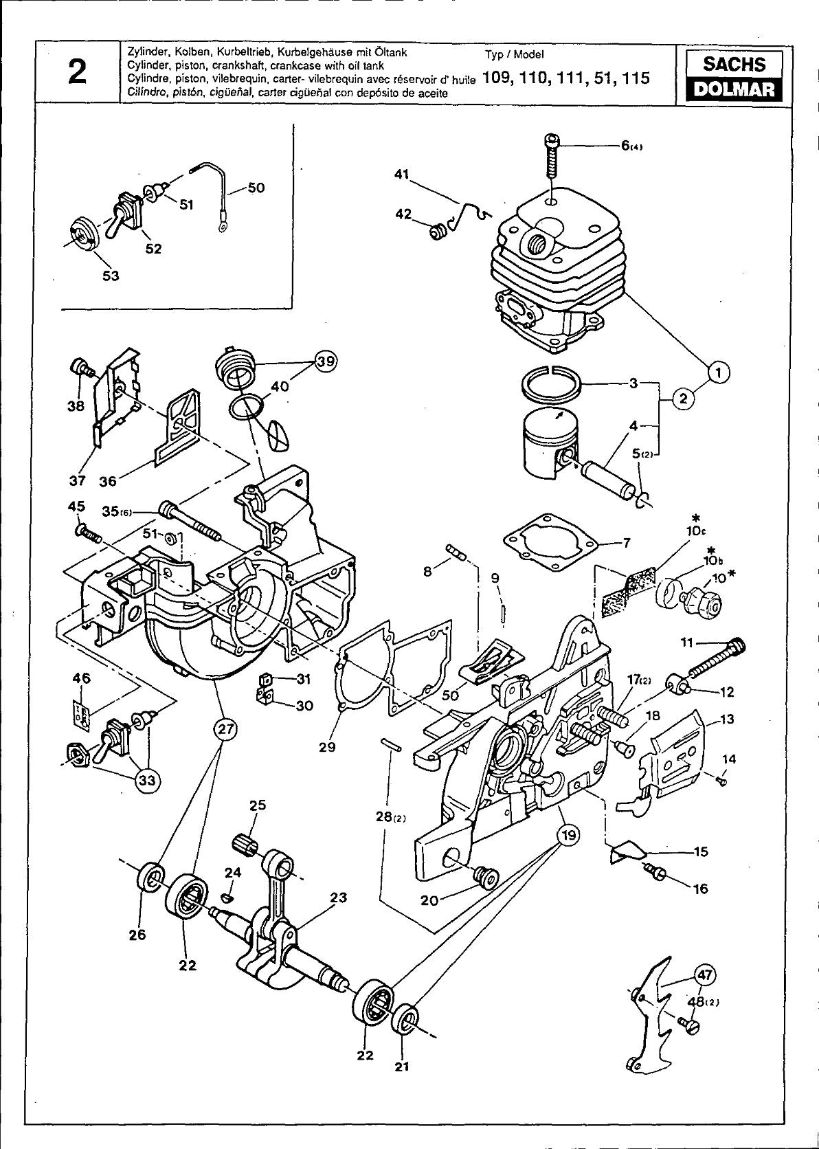 Vue éclatée Makita 110 - page 4
