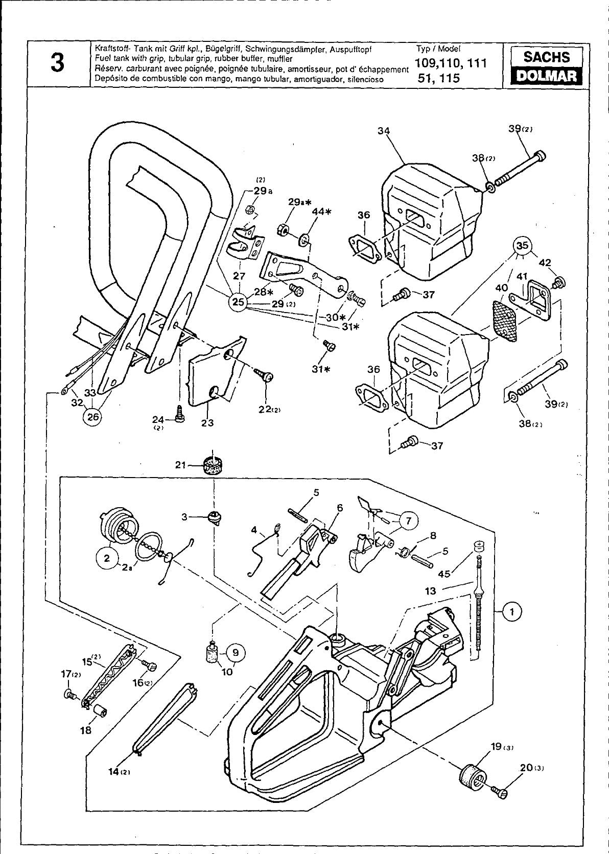 Vue éclatée Makita 110 - page 6