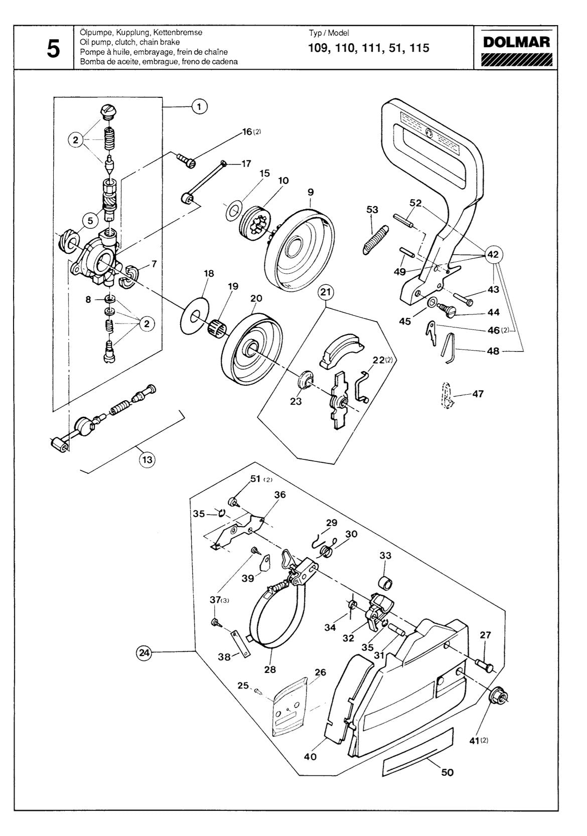 Vue éclatée Makita 111 - page 8