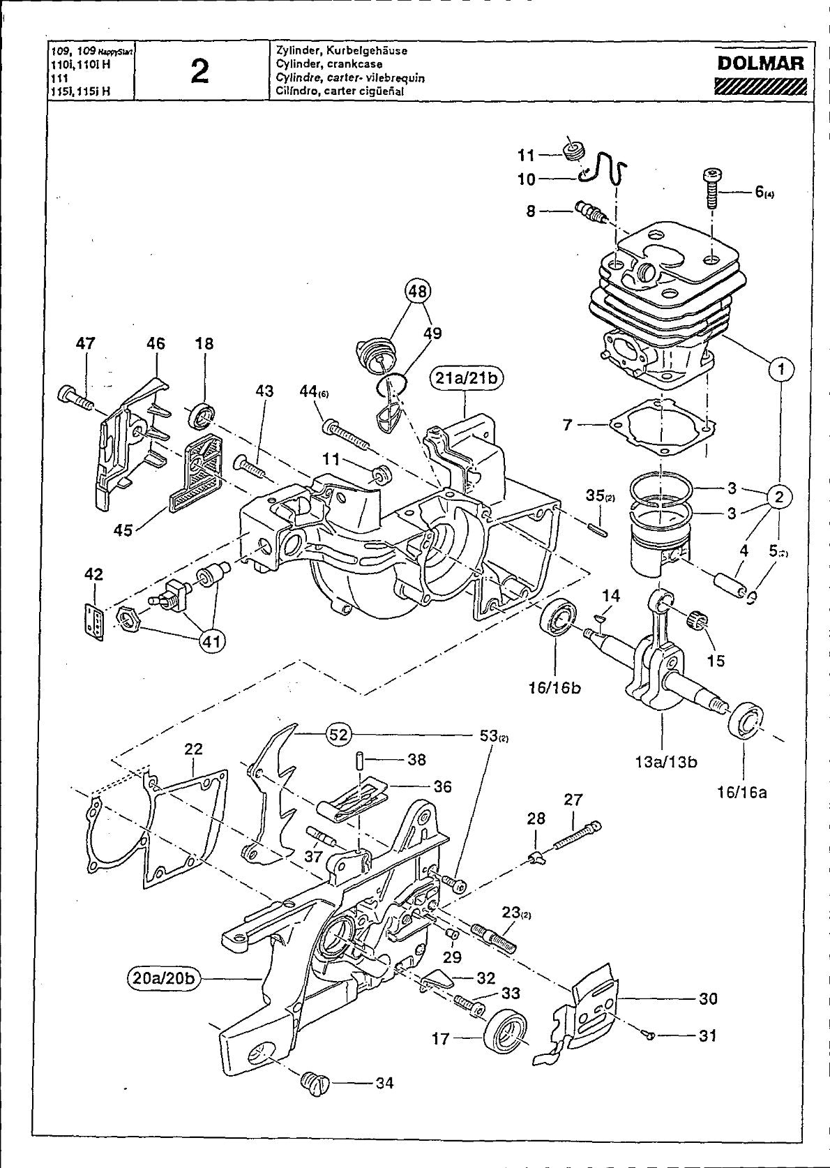 Vue éclatée Makita 115I - page 2