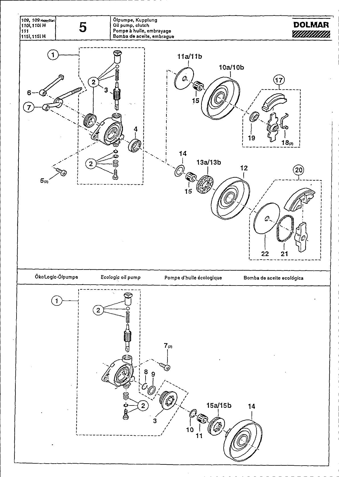Vue éclatée Makita 115I - page 8
