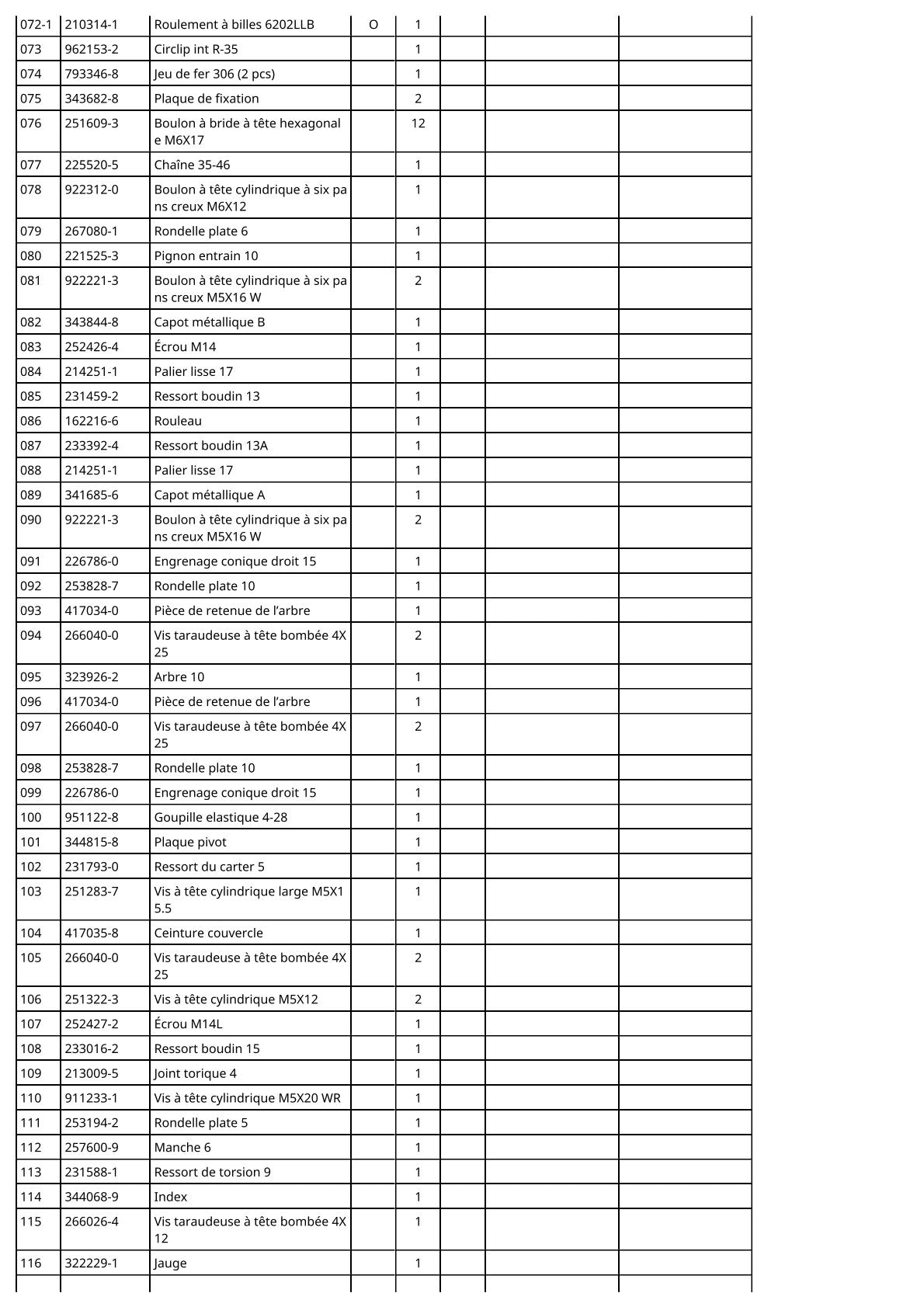 Vue éclatée Makita 2012NB - page 5