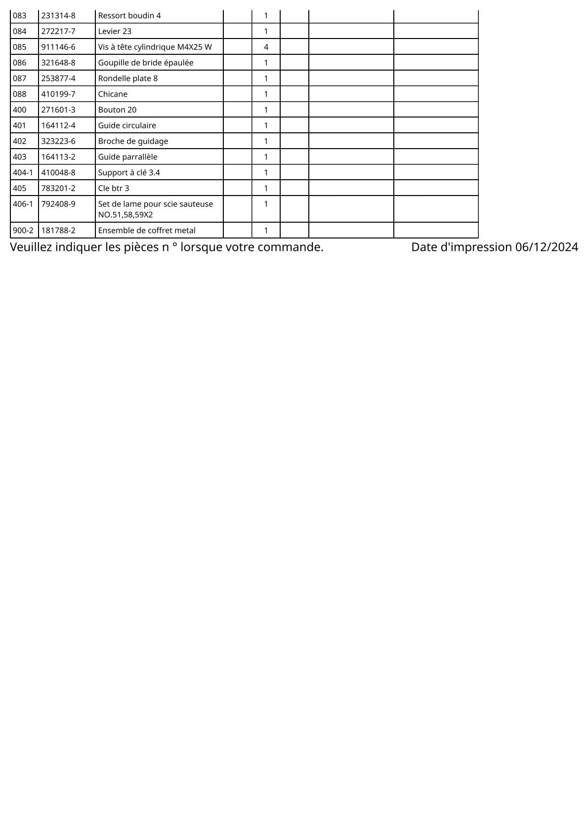 Vue éclatée Makita 4301BV - page 4
