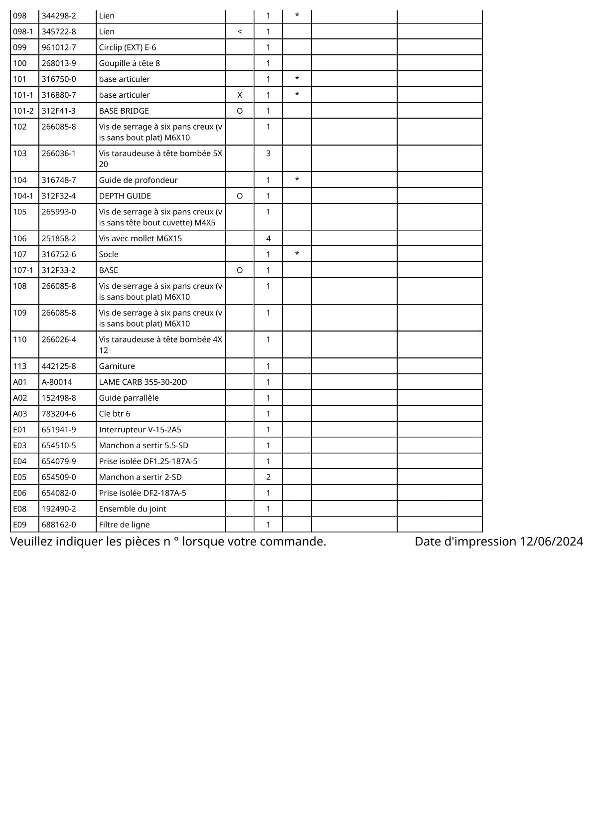Vue éclatée Makita 5143R - page 5