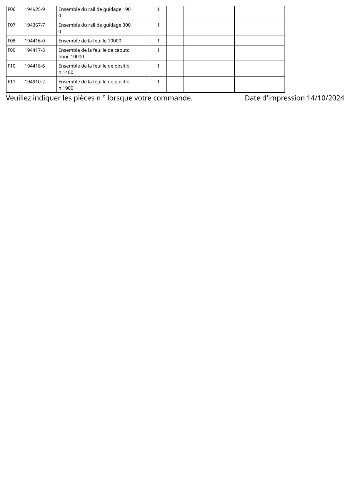 Vue éclatée Makita 5703R - page 5
