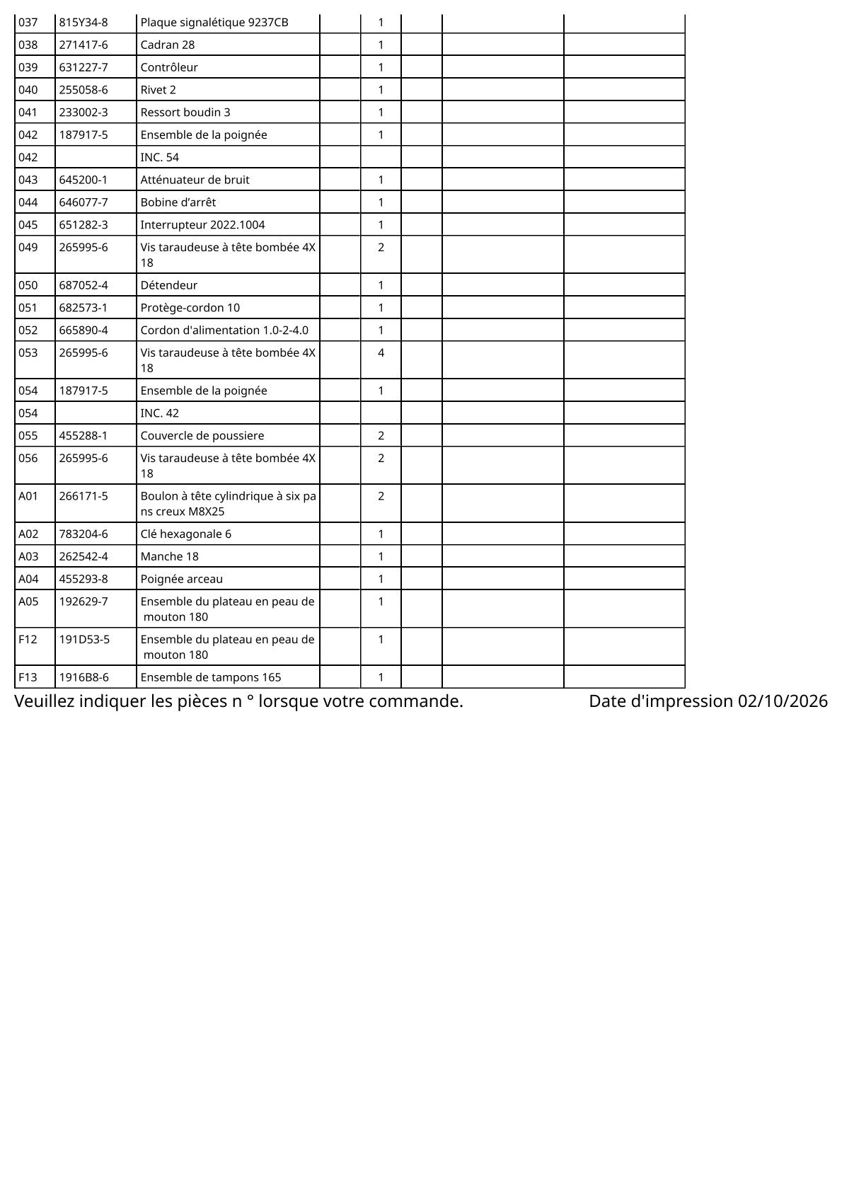 Vue éclatée Makita 9237CB - page 3