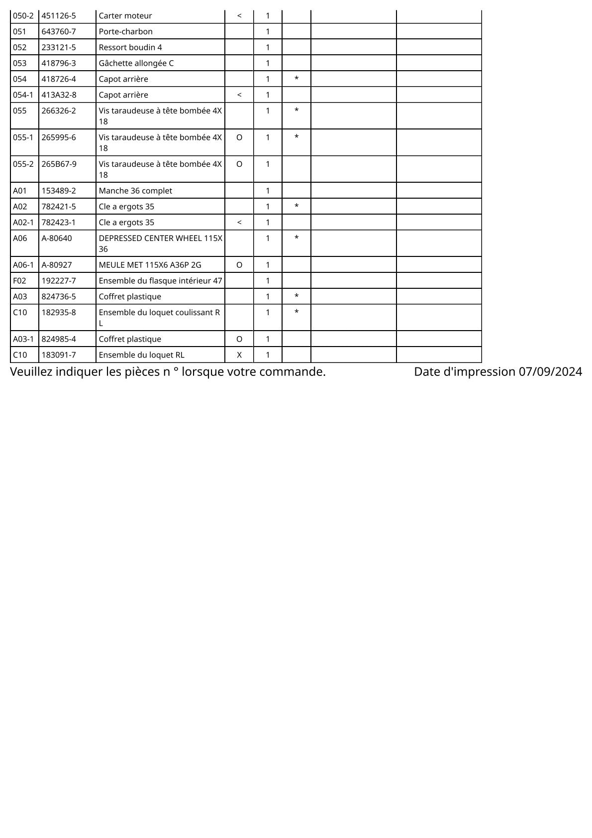 Vue éclatée Makita 9554NB - page 4