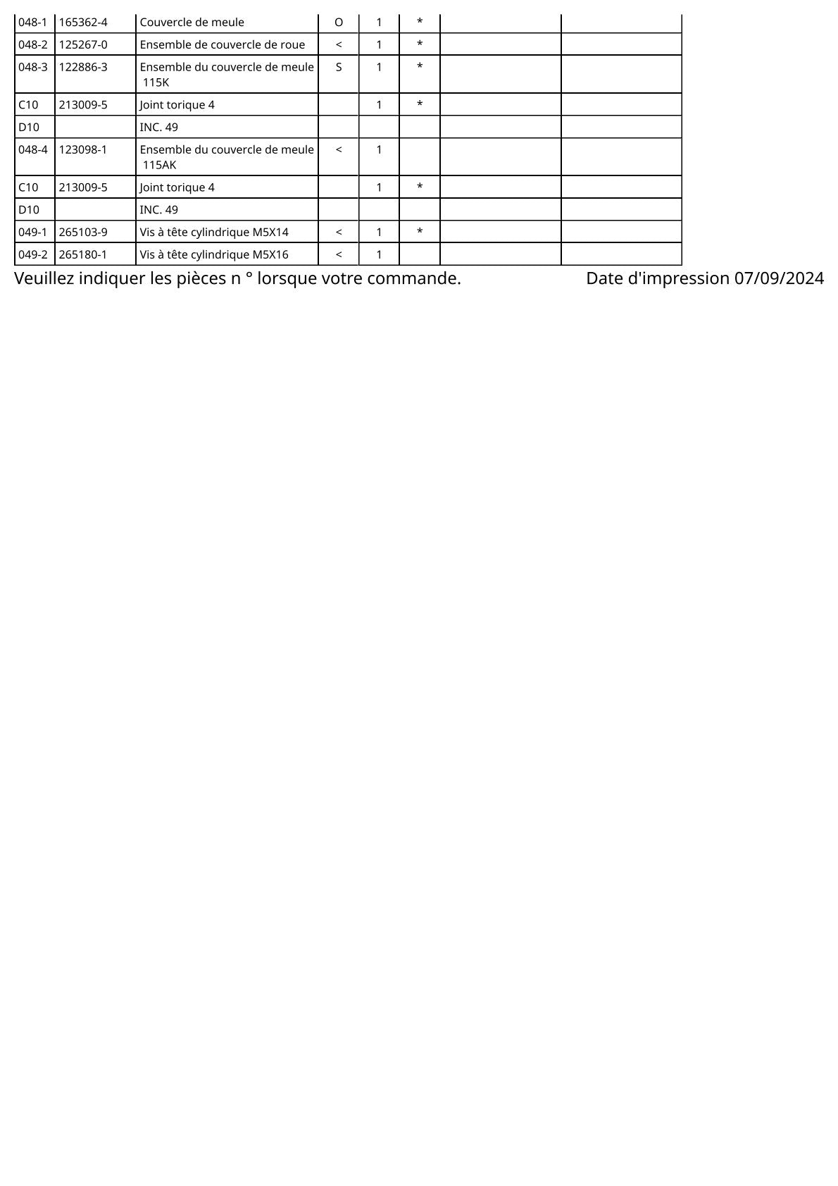 Vue éclatée Makita 9564H - page 4