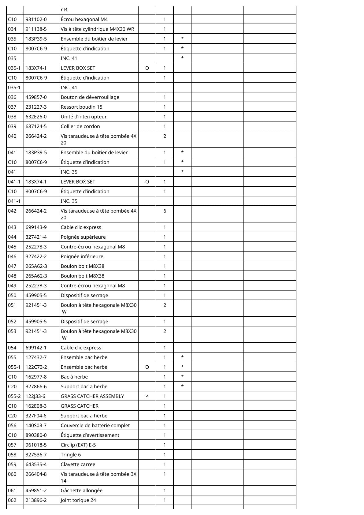 Vue éclatée Makita AM3753 - page 6