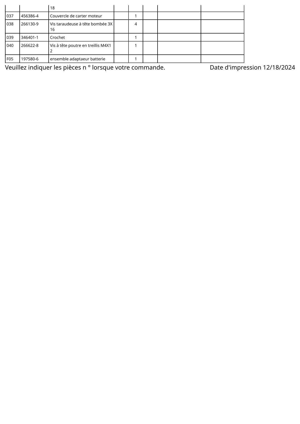 Vue éclatée Makita BAP182 - page 3