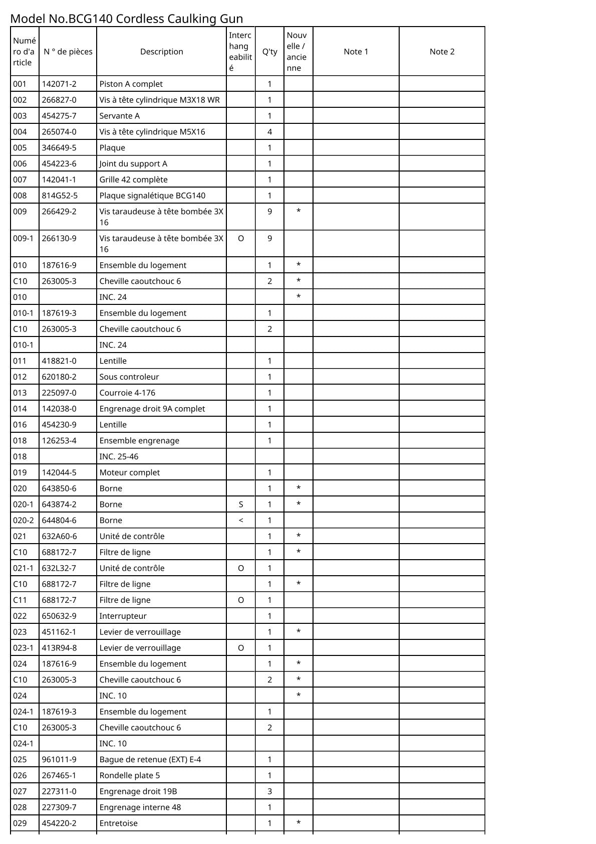 Vue éclatée Makita BCG140 - page 2