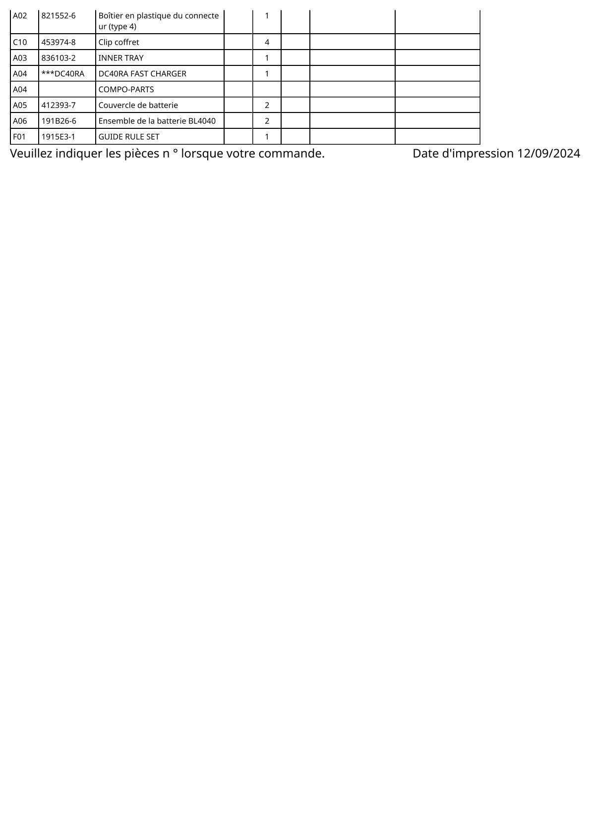 Vue éclatée Makita BS001G - page 4