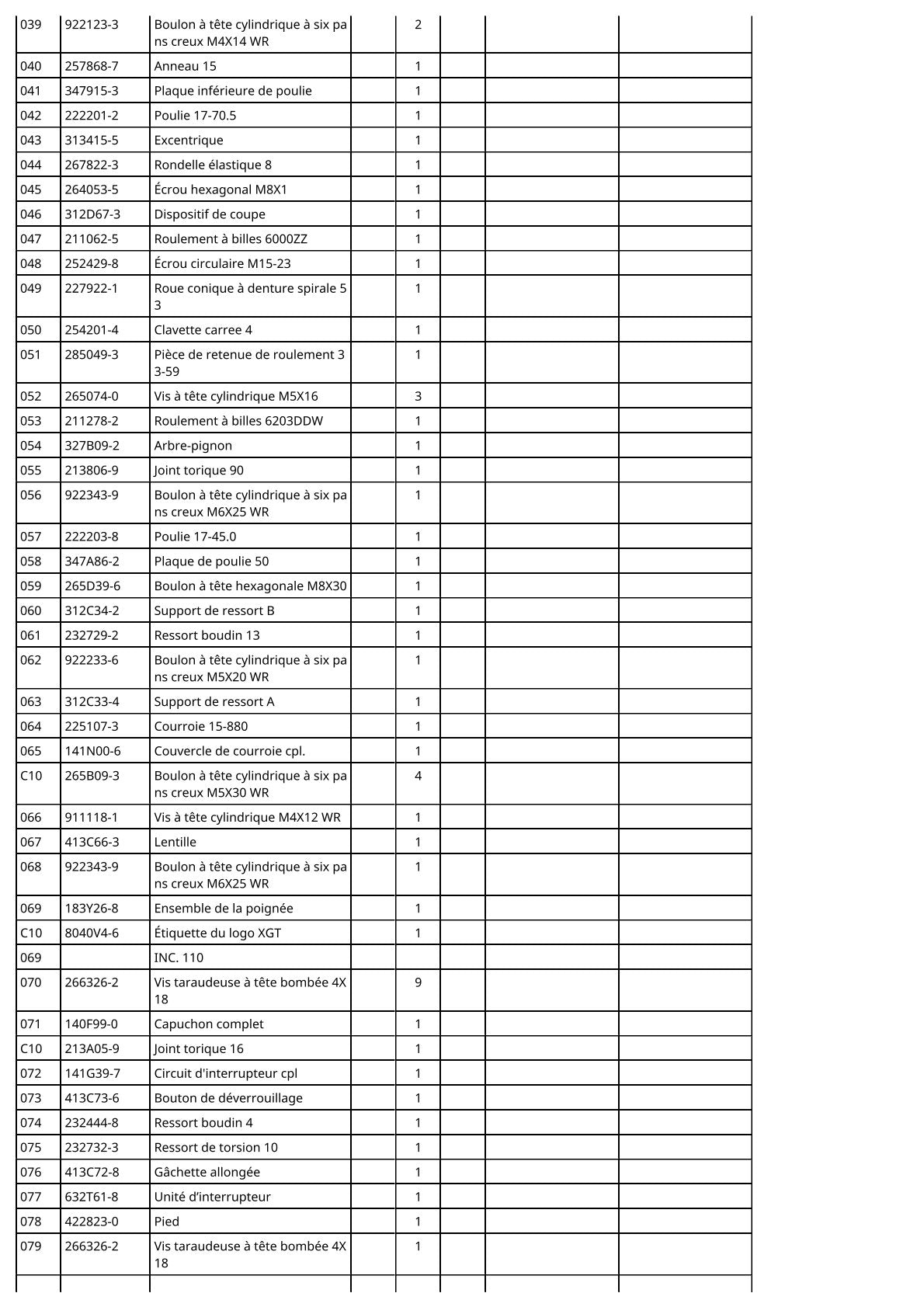 Vue éclatée Makita CE002G - page 5