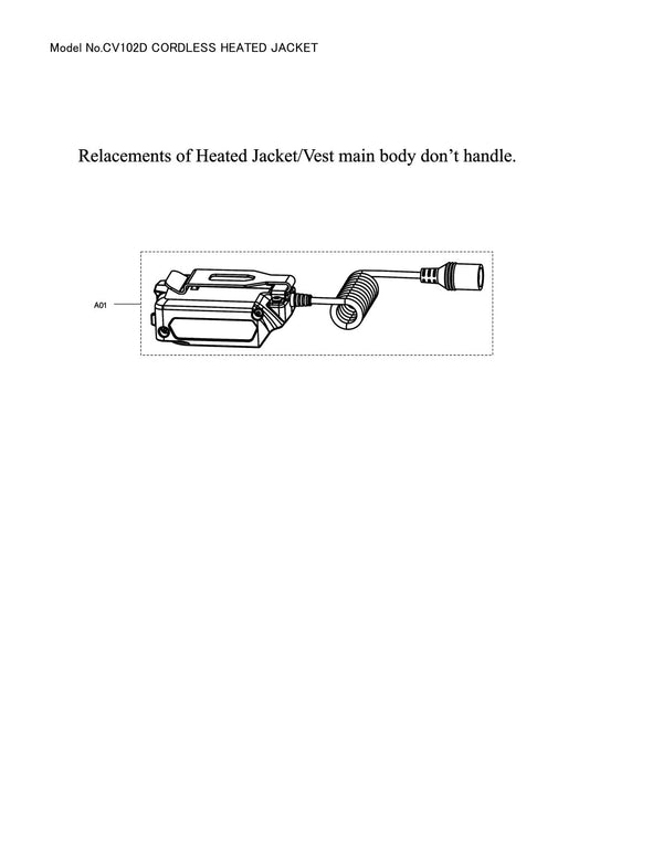 Vue éclatée Makita CV102D - page 1