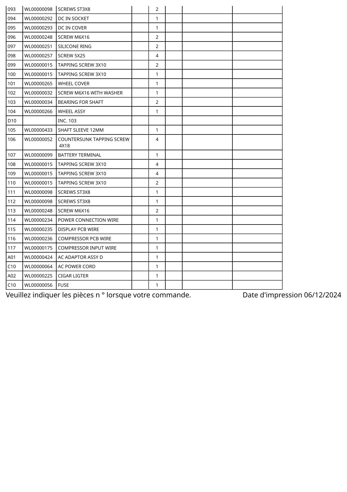 Vue éclatée Makita CW002G - page 4