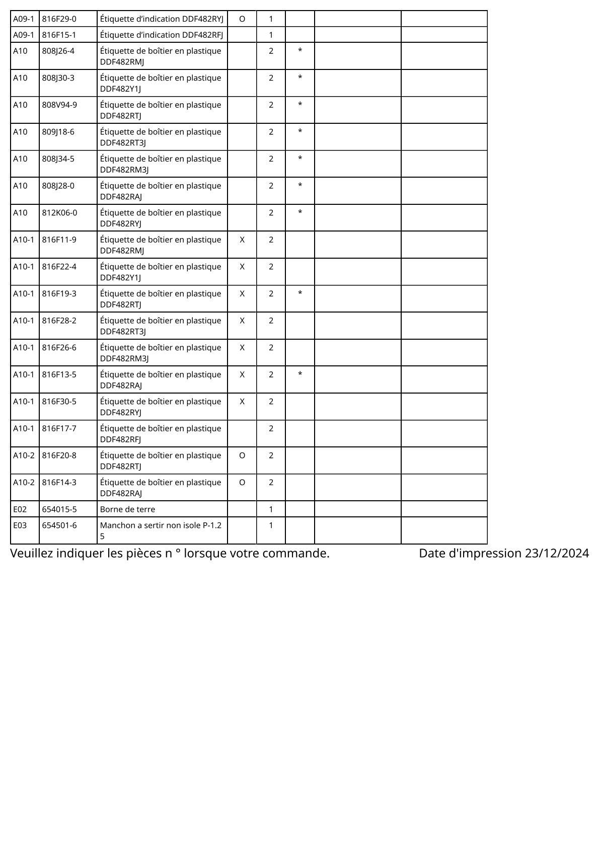 Vue éclatée Makita DDF482 - page 4