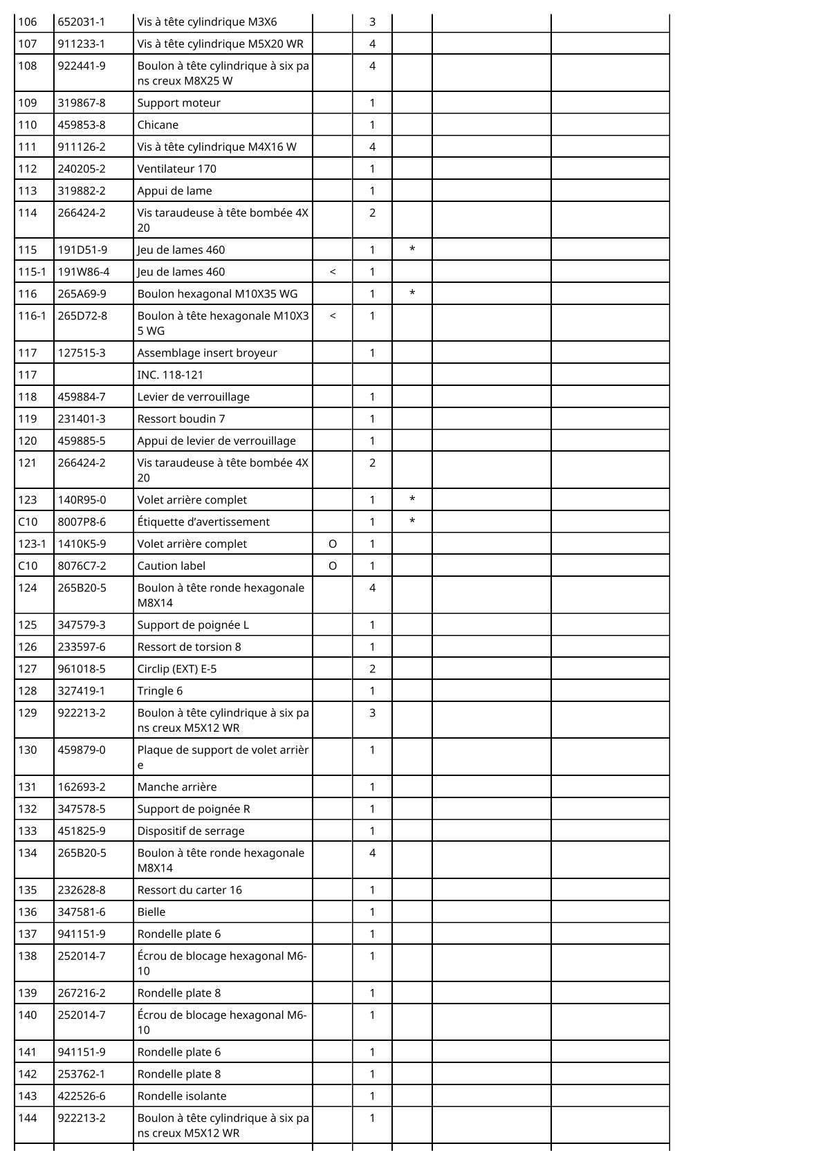 Vue éclatée Makita DLM462 - page 8
