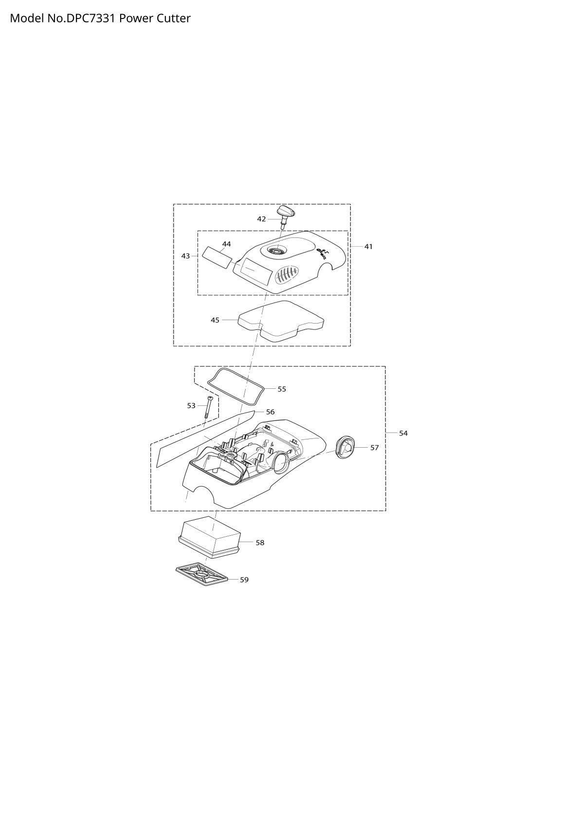 Pièces détachées tronçonneuse thermique Makita DPC7331