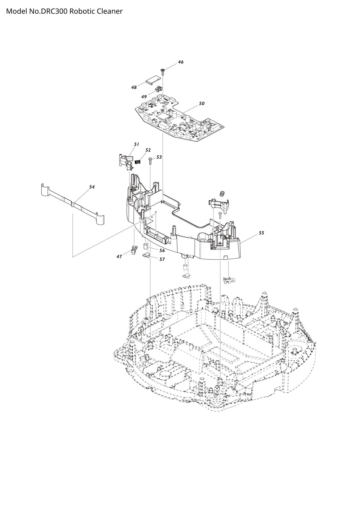 Pièces détachées aspirateur robot Makita DRC300