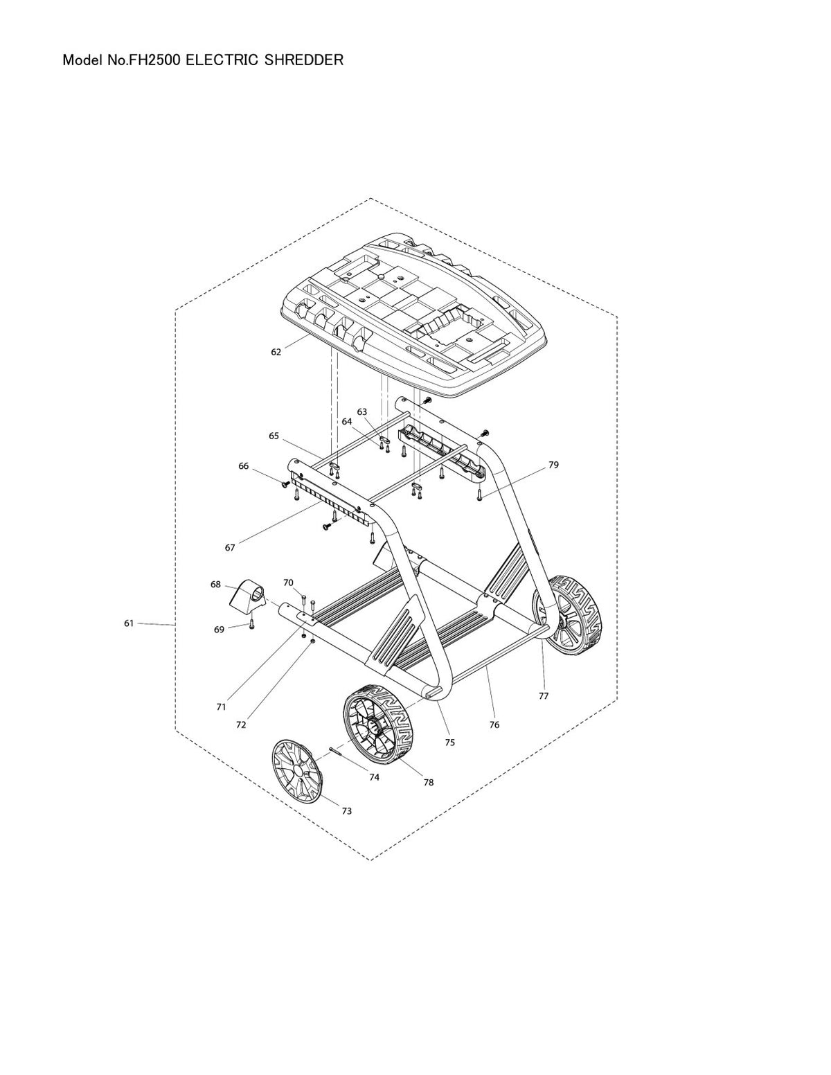 Pièces détachées motobineuse Makita FH-2500
