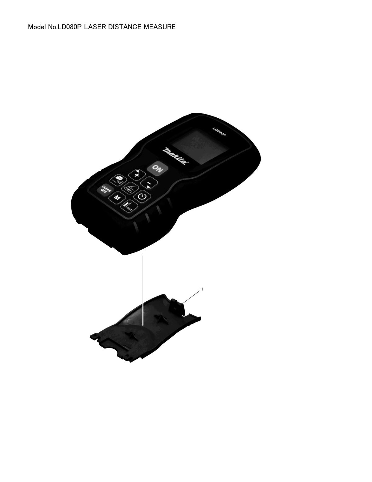 Pièces détachées laser de chantier Makita LD080P