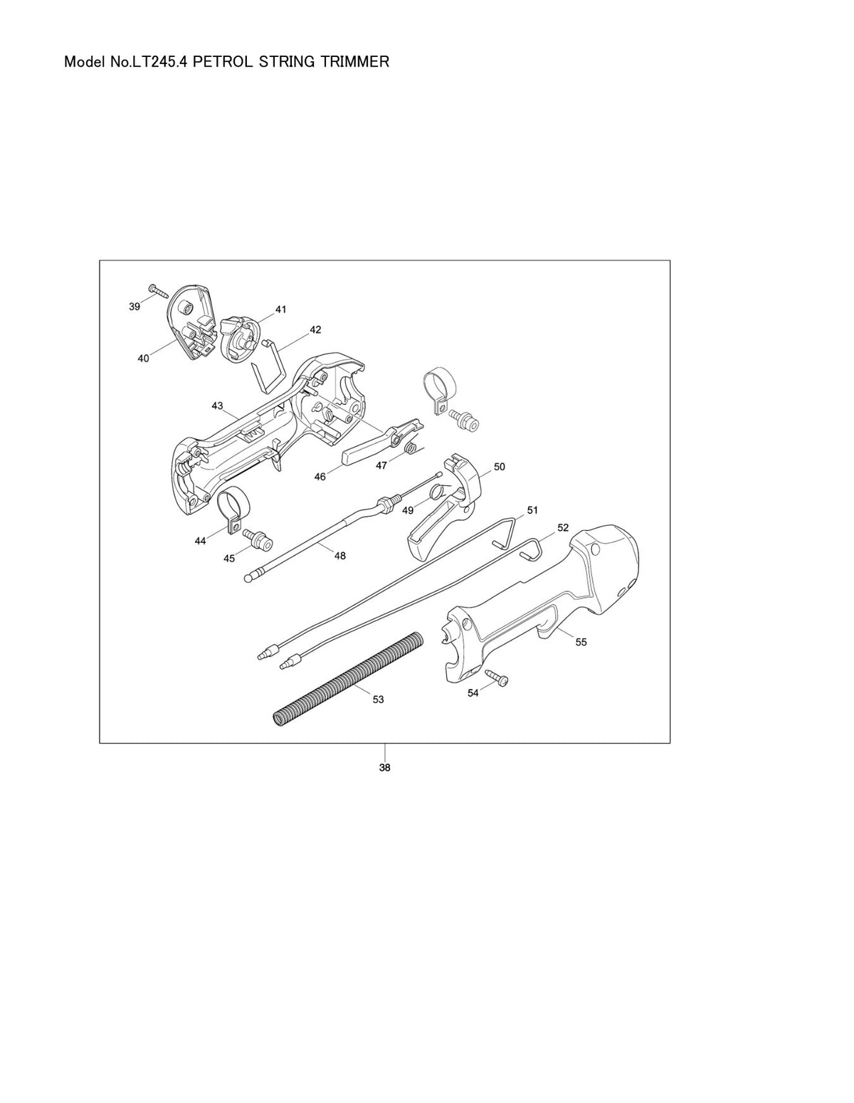 Vue éclatée Makita LT-245.4 - page 2