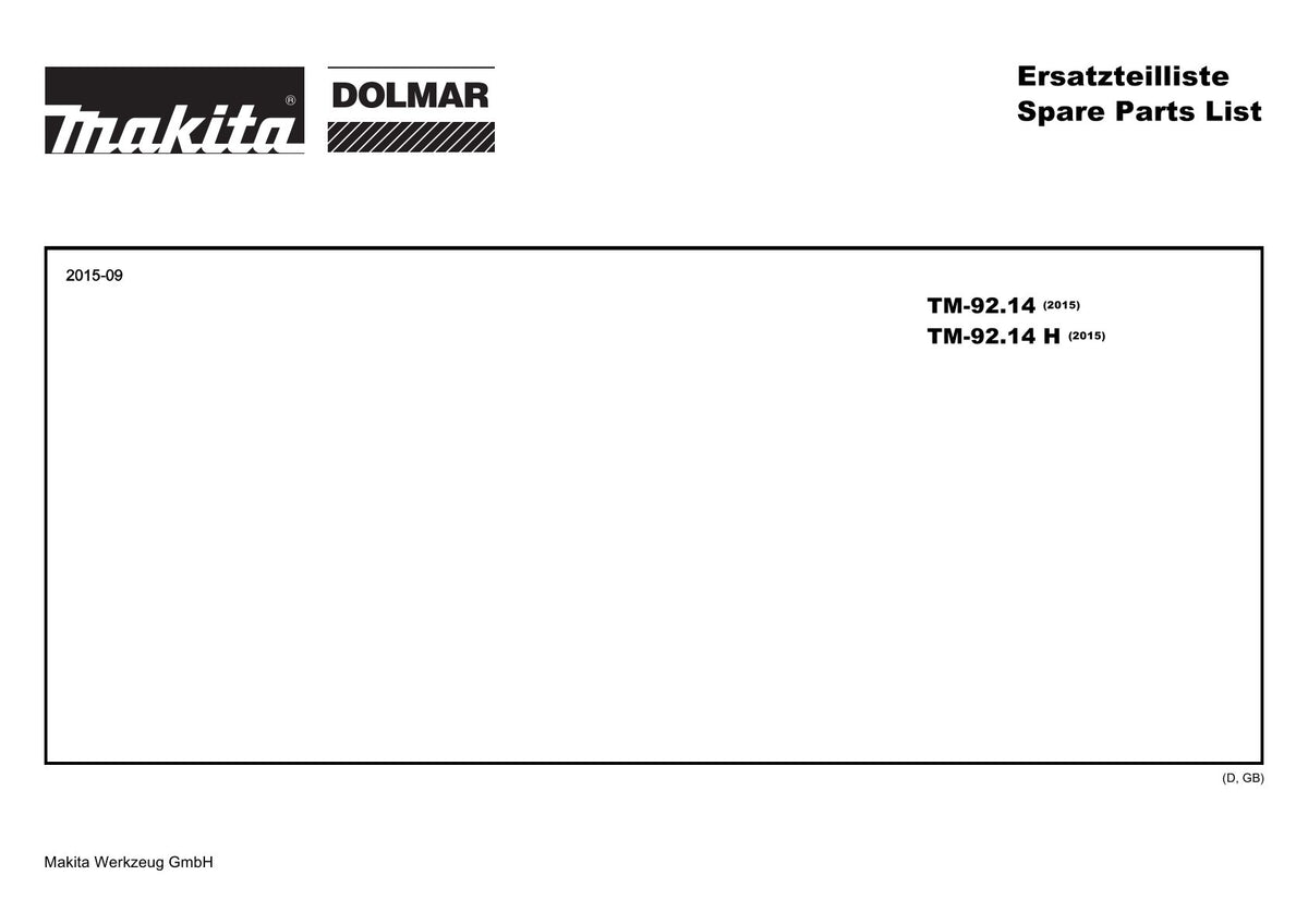 Pièces détachées matériel d’atelier Makita PTM0900