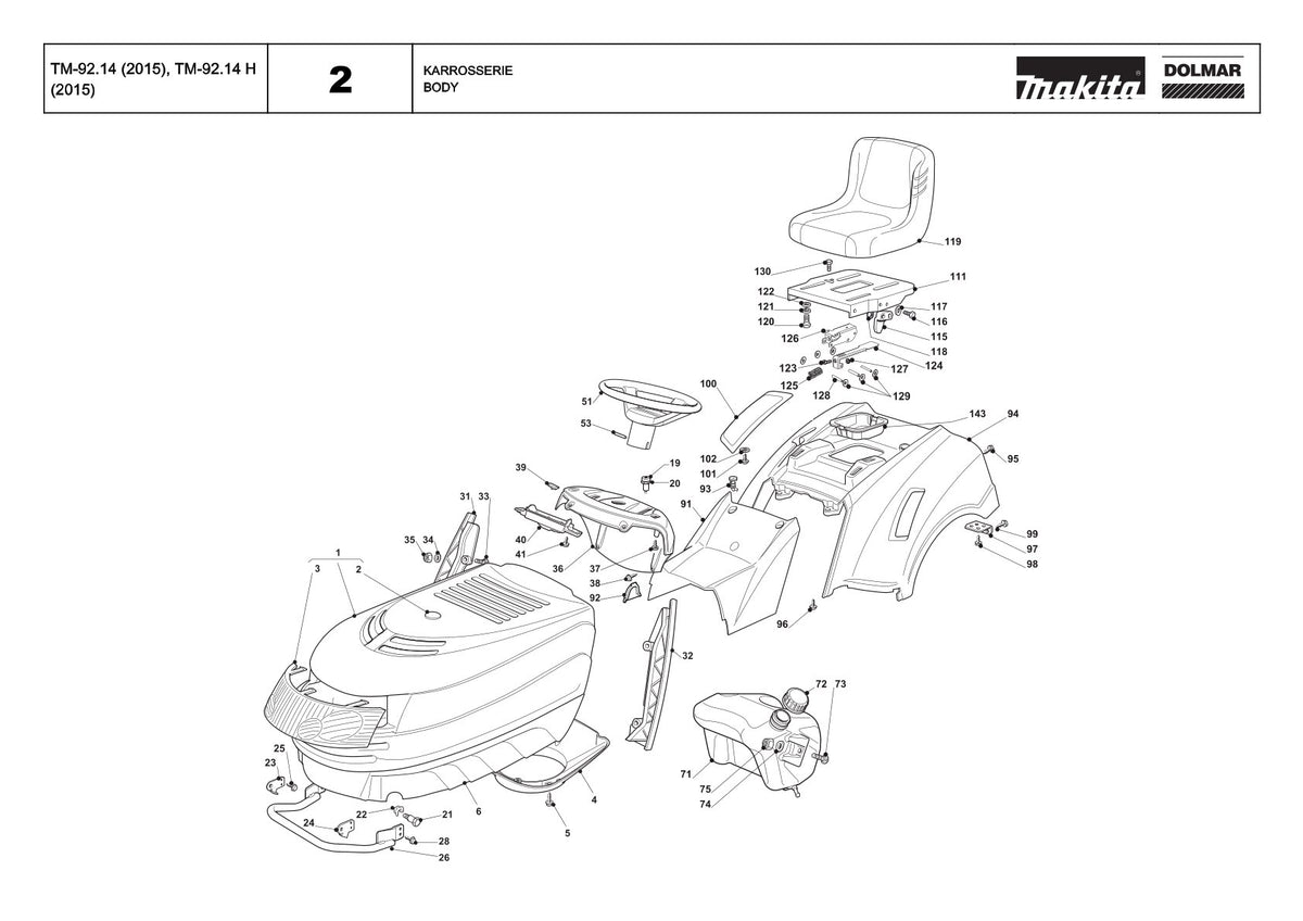 Pièces détachées matériel d’atelier Makita PTM0900
