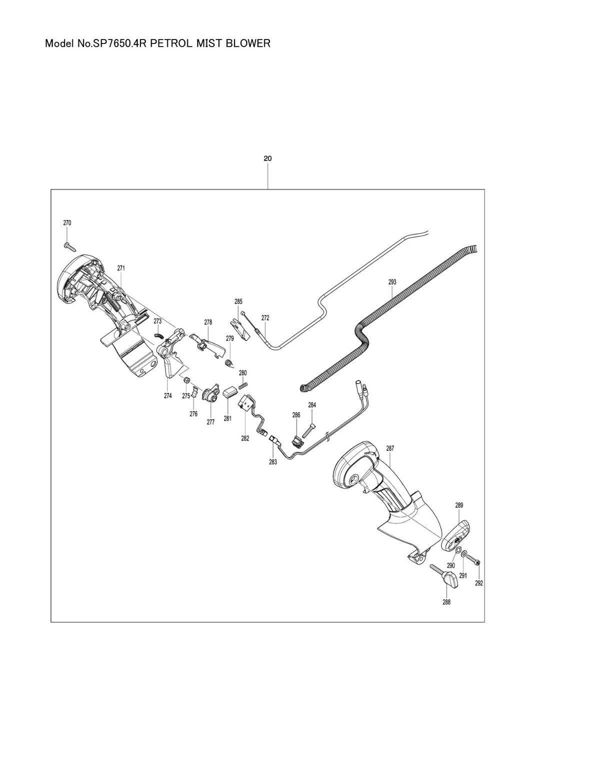 Vue éclatée Makita SP-7650.4R - page 3