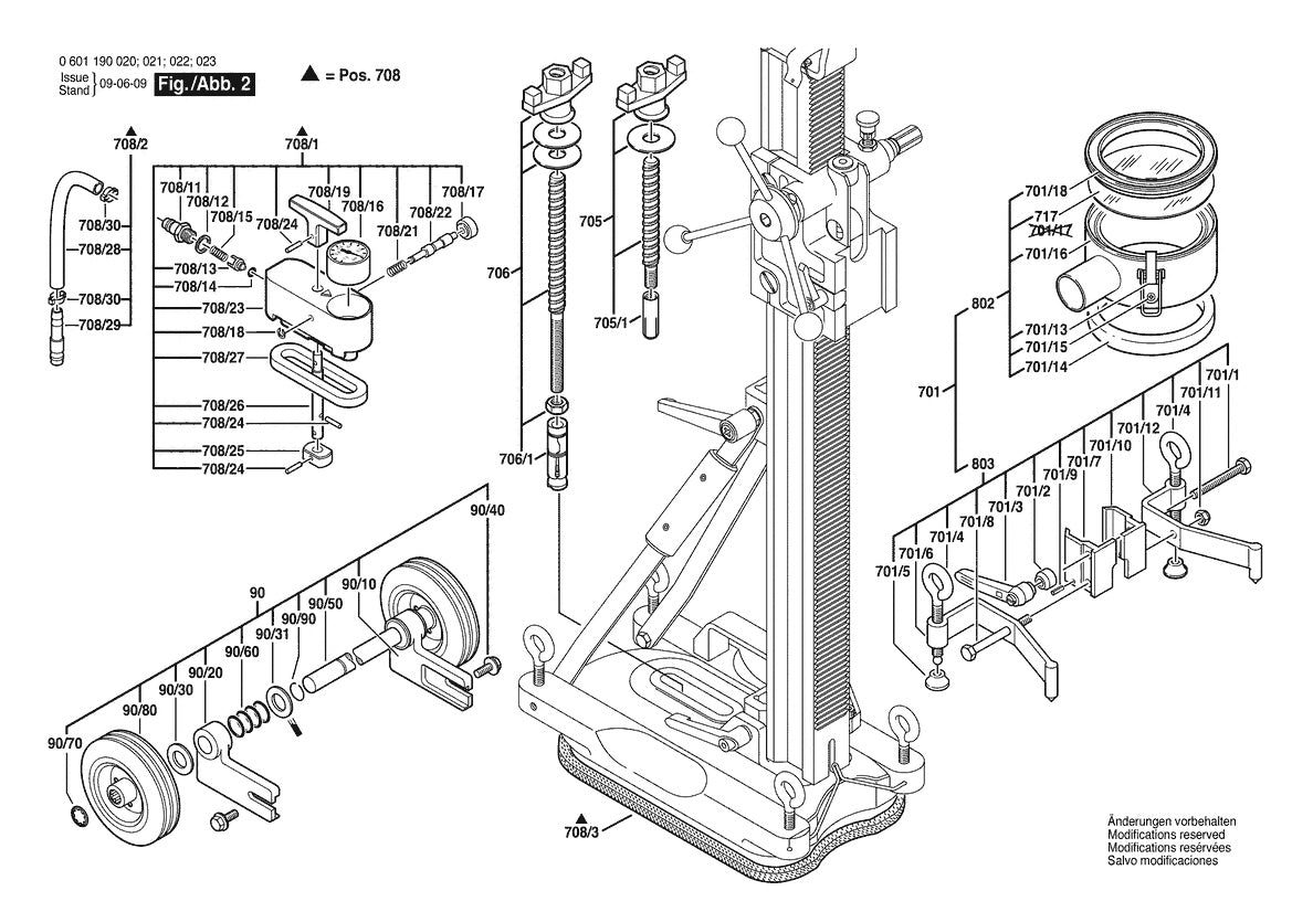 Vue éclatée Bosch S 500 0 601 190 020 - page 2