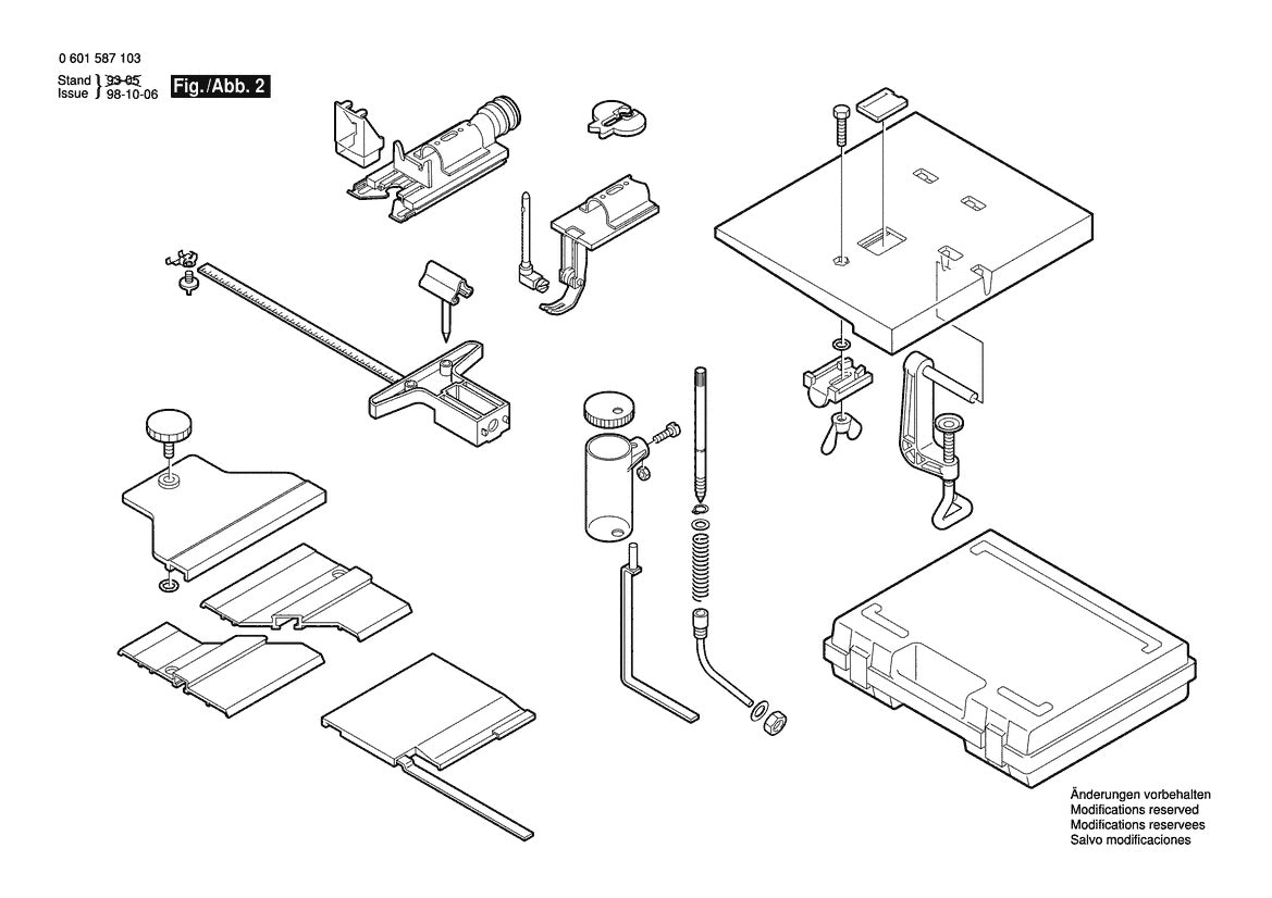 Vue éclatée Bosch GST 80 0 601 587 103 - page 2