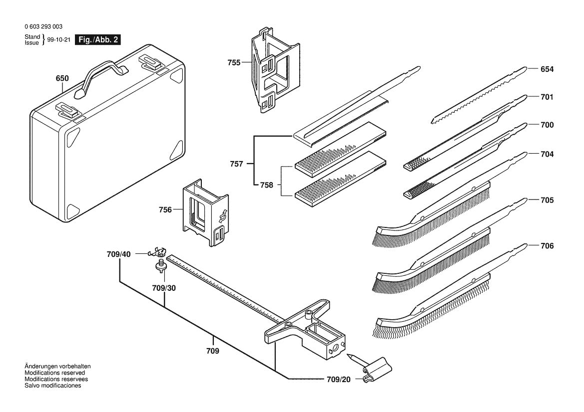 Vue éclatée Bosch PMS 400 0 603 293 032 - page 2