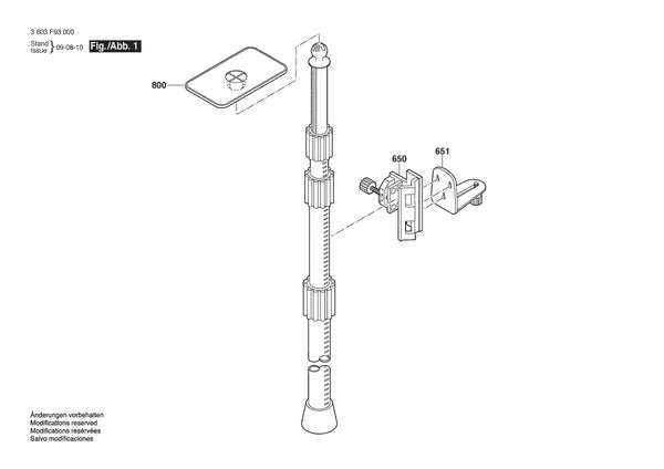 Vue éclatée Bosch TP 320 3 603 F93 000 - page 1