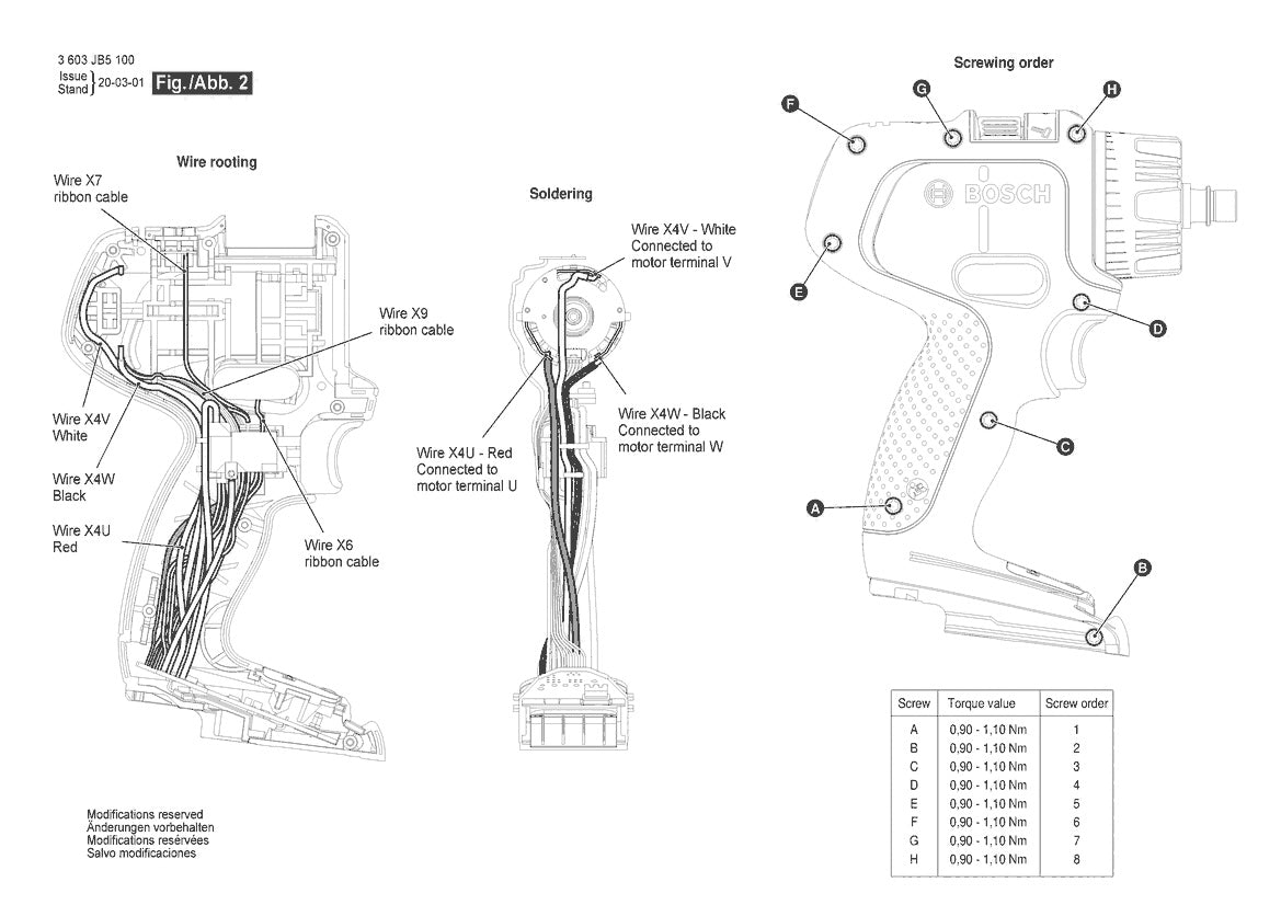 Vue éclatée Bosch AdvancedImpact 18 3 603 JB5 100 - page 2