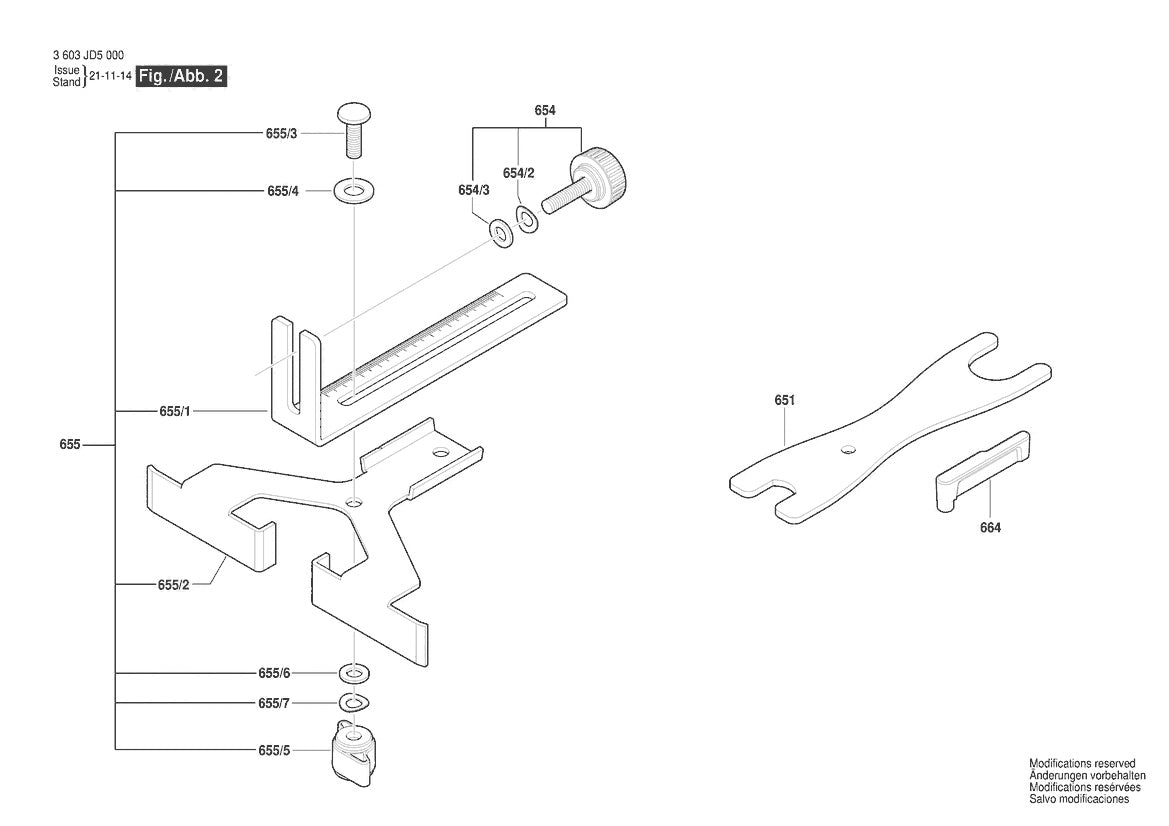 Vue éclatée Bosch AdvancedTrimRouter 18V-8 3 603 JD5 000 - page 2