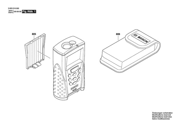 Vue éclatée Bosch PLR 30 3 603 K16 000 - page 1