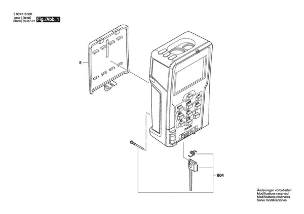 Vue éclatée Bosch PLR 50 3 603 K16 300 - page 1