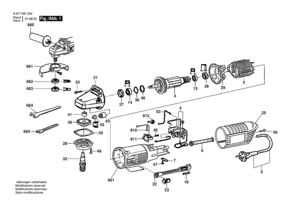 Vue éclatée Bosch HWS 600 S.HOBBY 9 617 081 542 - page 1