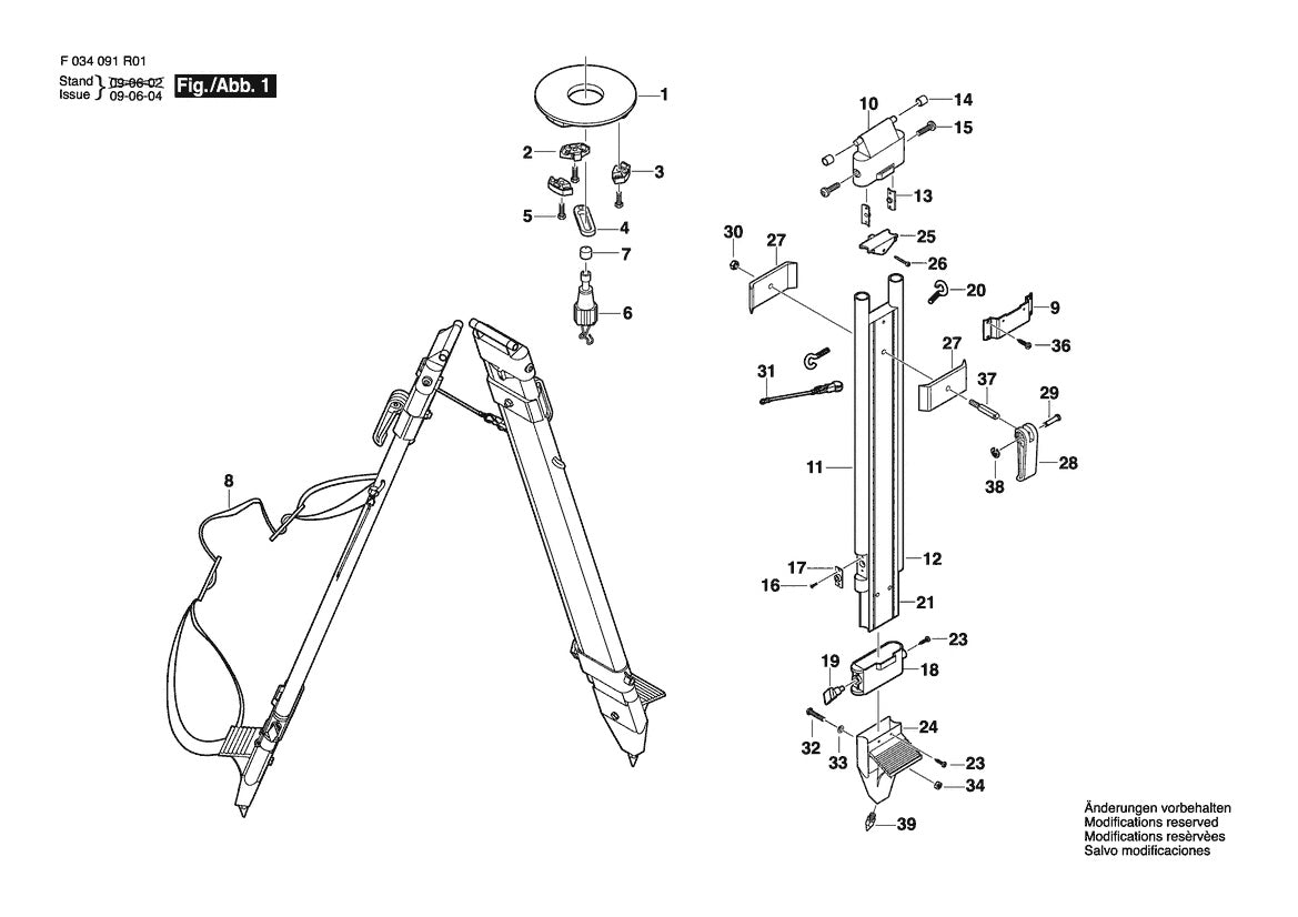 Vue éclatée Bosch RT20WDF F 034 091 R01 - page 1
