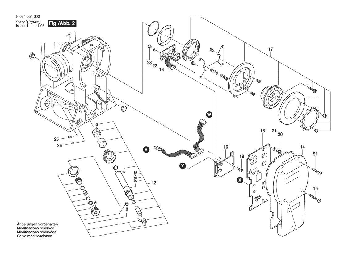 Vue éclatée Bosch 56-DGT10 F 034 K54 3N0 - page 2