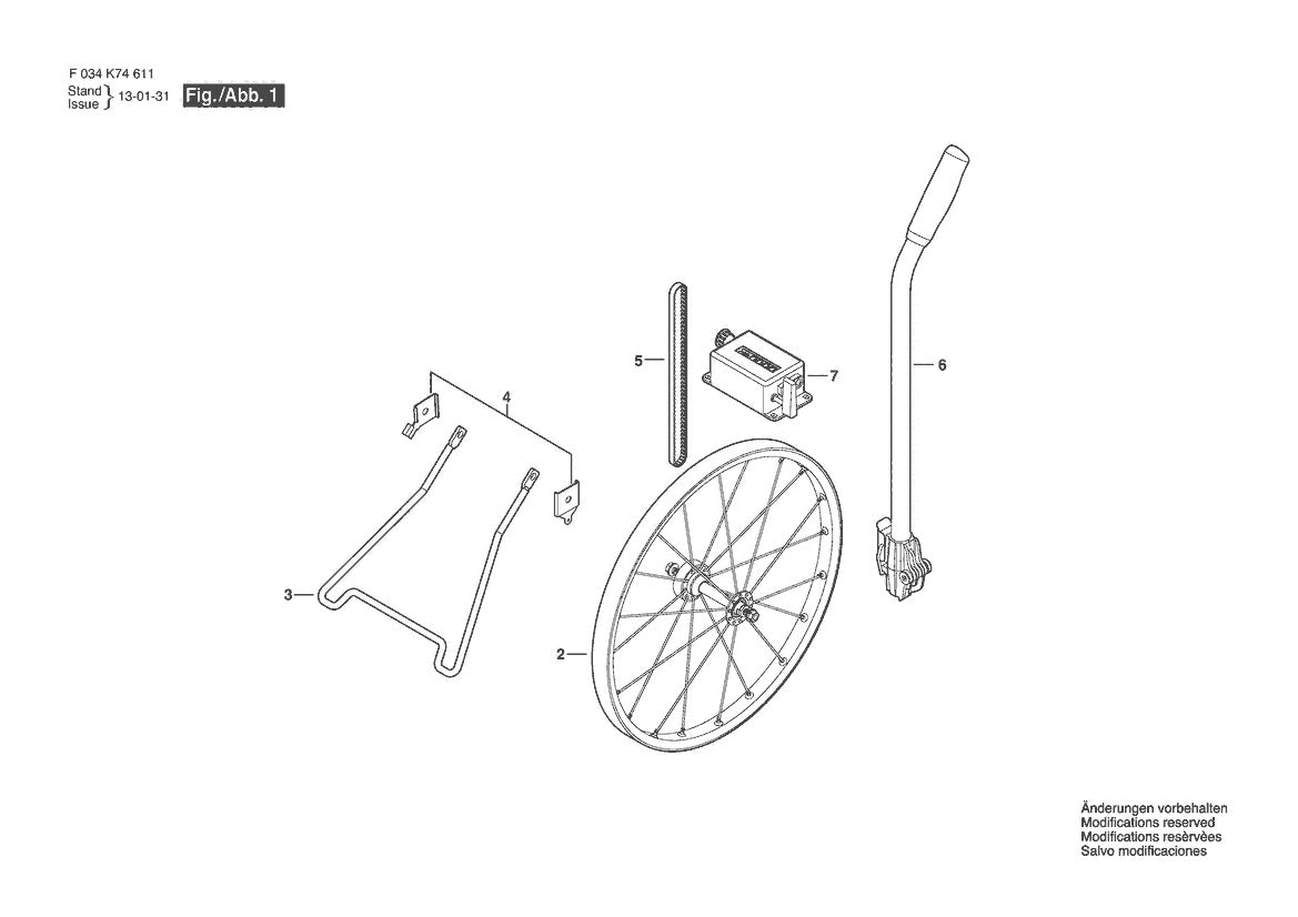 Vue éclatée Bosch 32-401T F 034 K74 012 - page 1