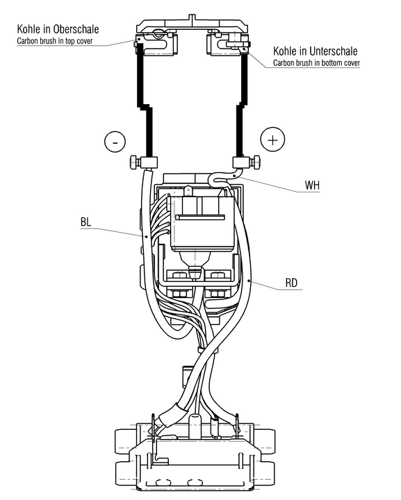 Vue éclatée Metabo WPF 18 LTX 125 Quick IK 21061000 - page 2