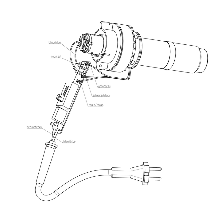 Vue éclatée Metabo H 16-500 01650000 - page 2