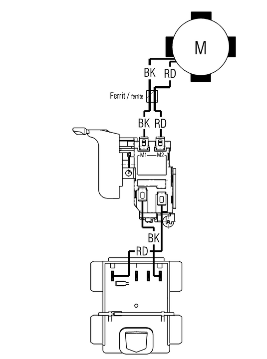 Vue éclatée Metabo BE 18 LTX 6 00261000 - page 2