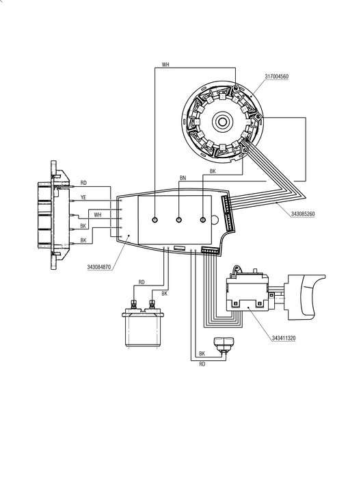 Vue éclatée Metabo KHA 18 LTX BL 24 Quick 00211000 - page 2