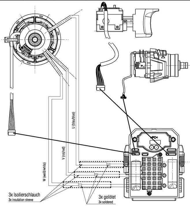 Vue éclatée Metabo GB 18 LTX BL Q I 02362000 - page 2