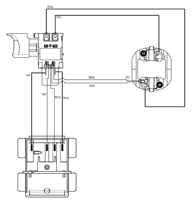 Vue éclatée Metabo MKS 18 LTX 58 00771000 - page 2