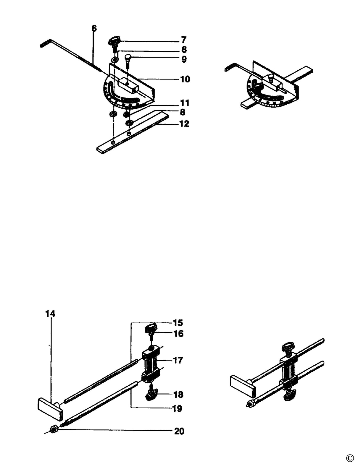 Vue éclatée DeWalt DA862 Type 1 - planche 1