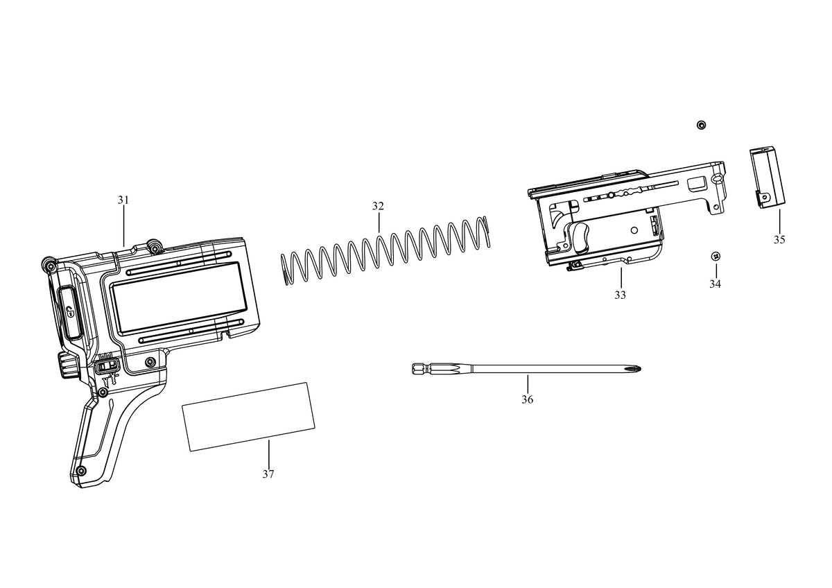 Vue éclatée DeWalt DCF620E2K Type 3 - planche 2