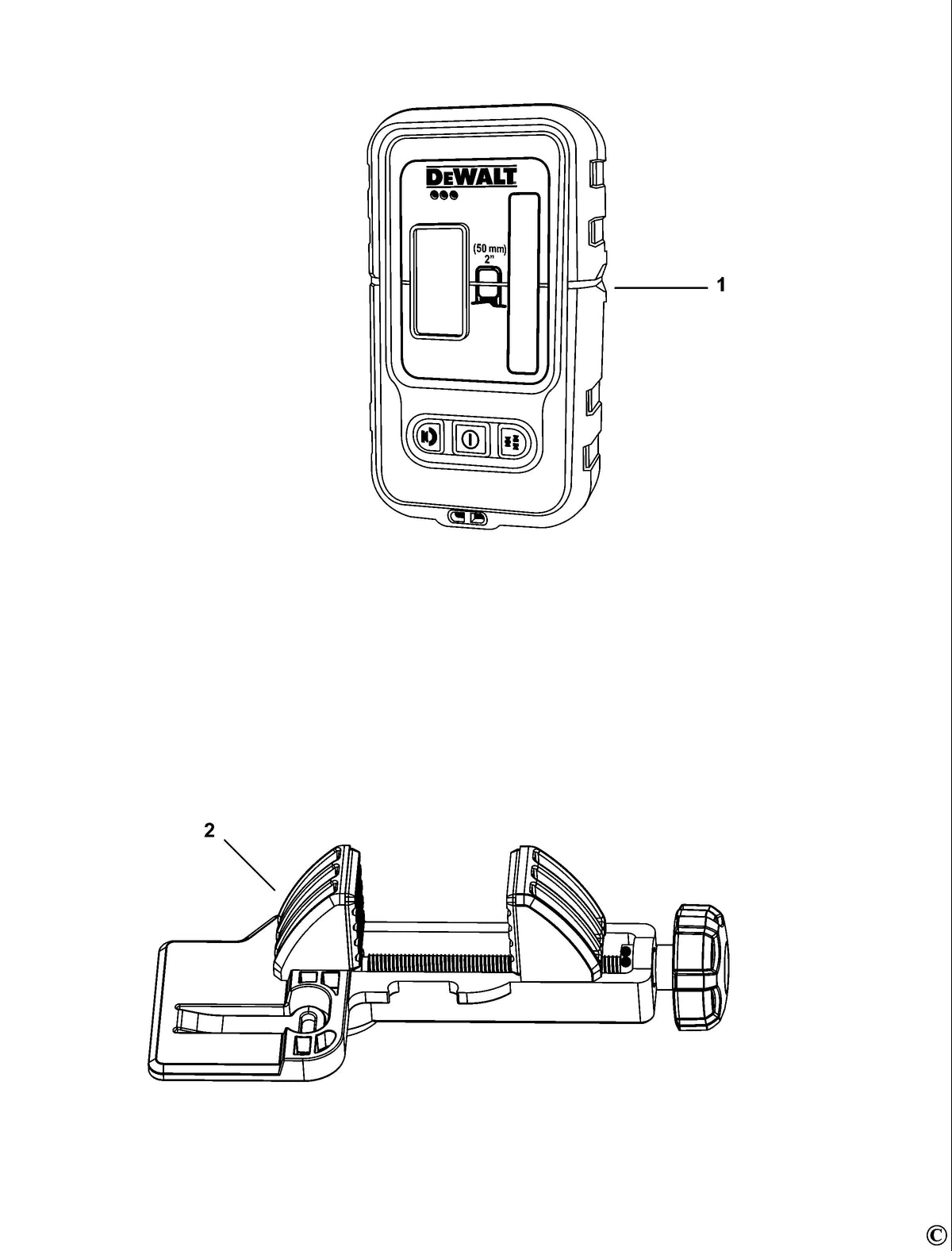 Vue éclatée DeWalt DE0892 Type 1 - planche 1